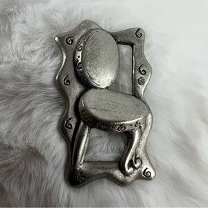 Vintage Seagull Canada Pewter Chair Brooch